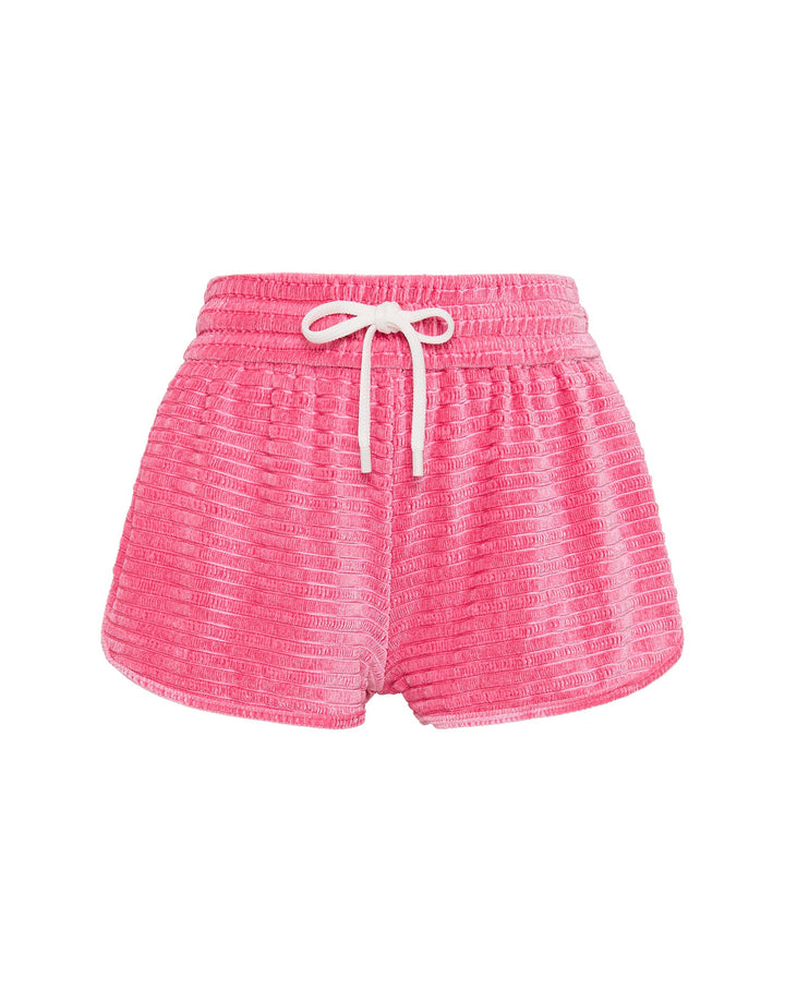 CARA - PRINC Pink Velvet Short