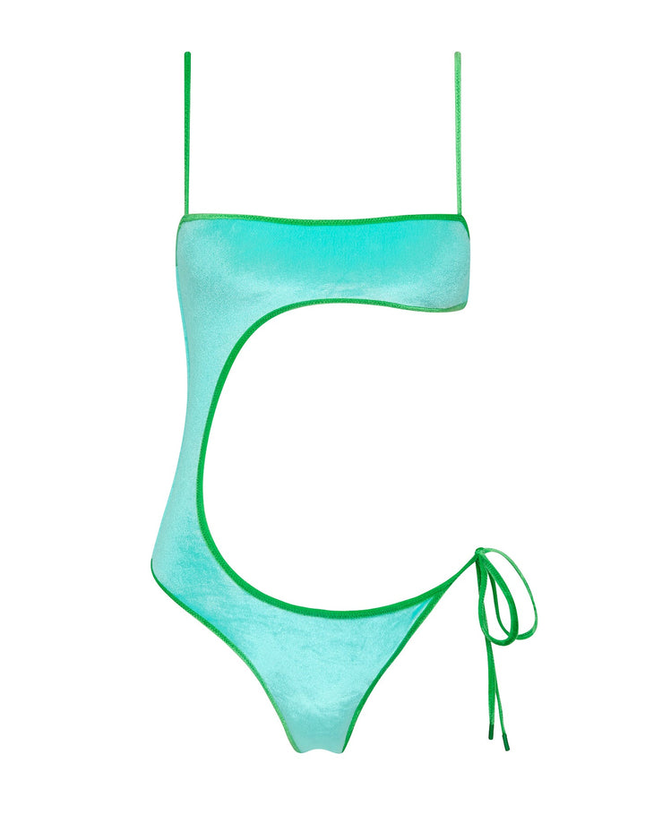 CINCI - PALMM Blue Velvet One Piece