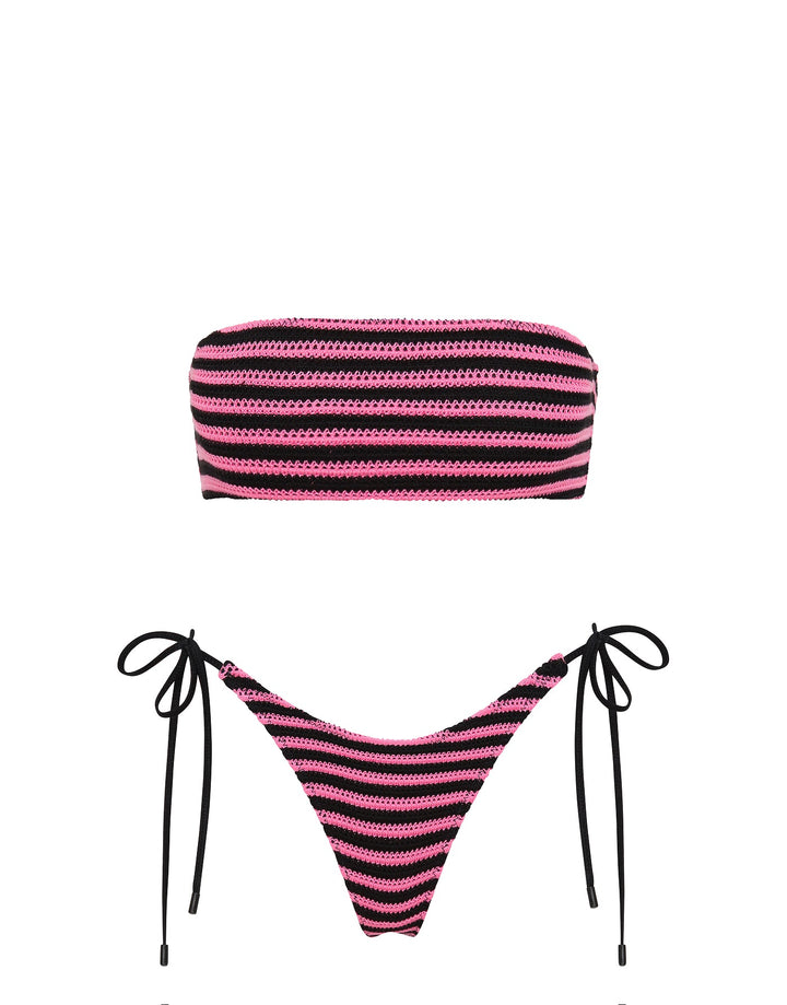 KAYA - CARO Crochet Bandeau Bikini Set
