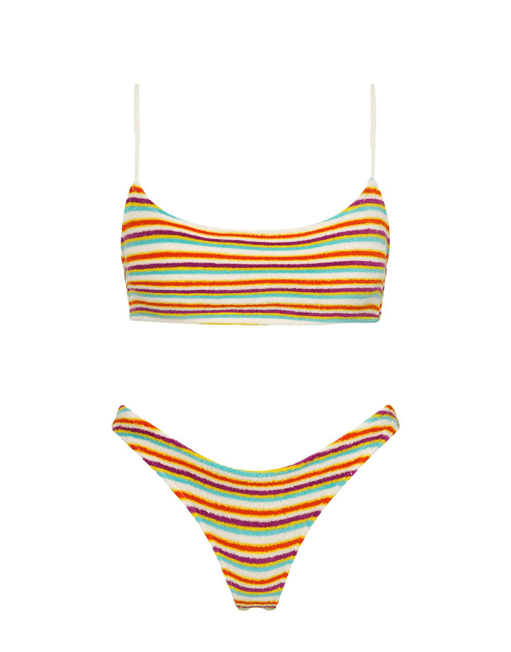 MICA - BONN Terry Towelling Crop Bikini Set