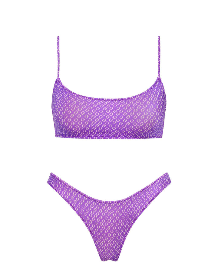 MICA - HAZE Purple Crop Bikini Set