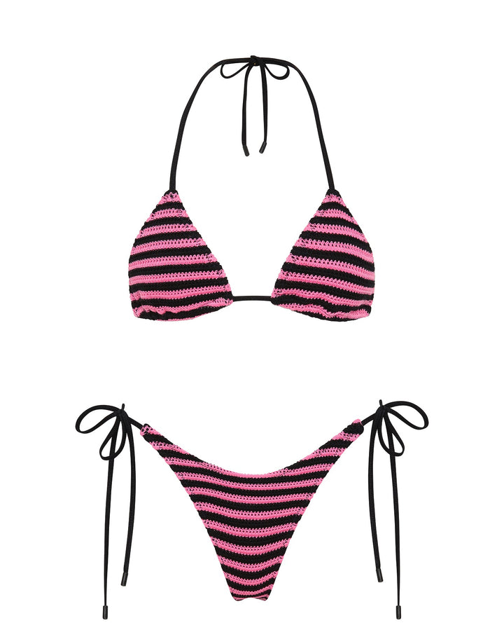 VINCA - CARO Crochet Triangle Bikini Set