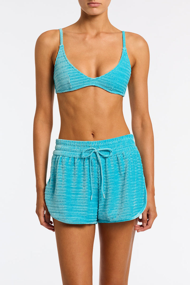 CARA - COTE Blue Velvet Short
