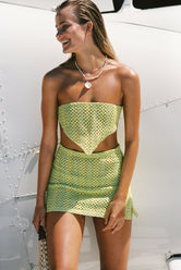 RINA - REFE Sparkle Crochet Top