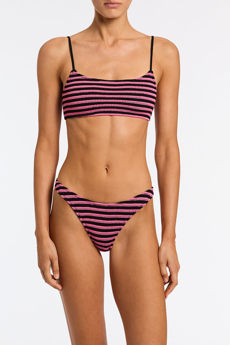 MICA - CARO Crochet Crop Bikini Set